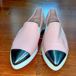 Miu Miu Cap Toe slip ons